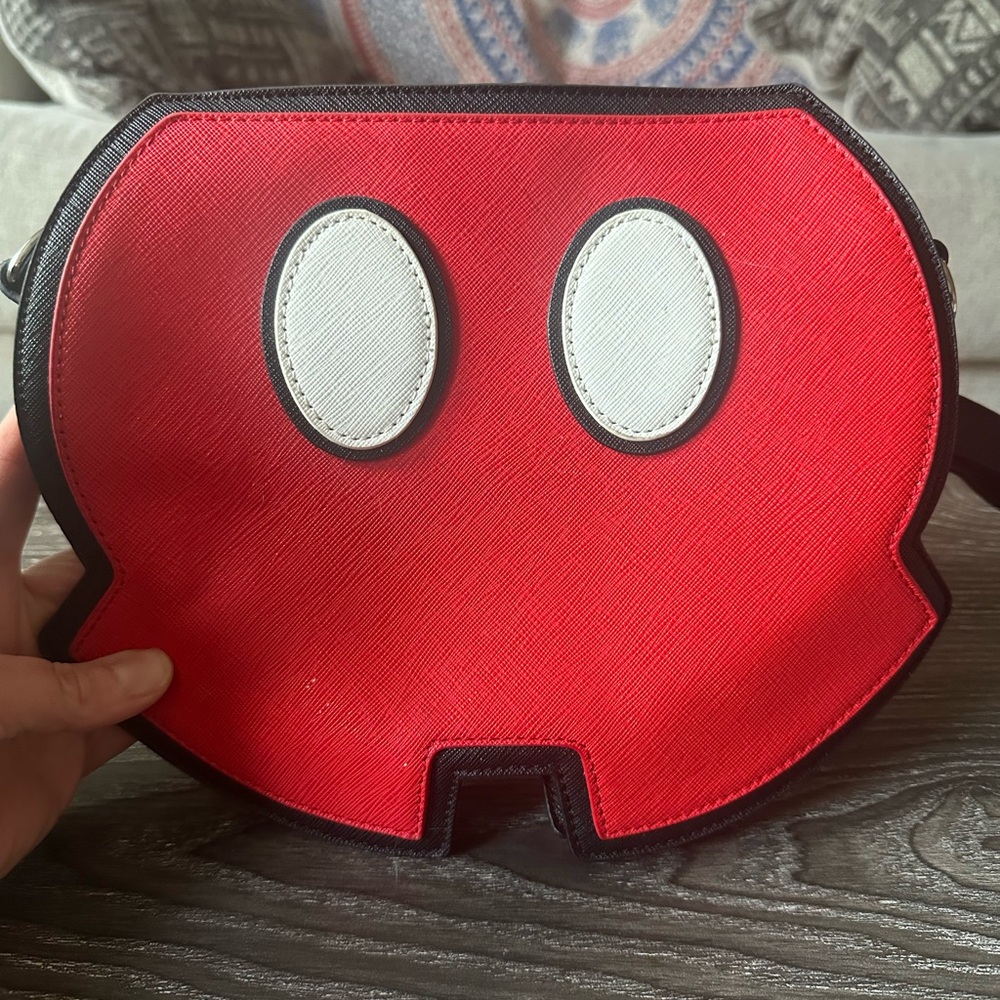 Disney Red and Black Crossbody Bag